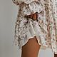 Заказать  «Пудра» из струящейся вискозы с цветочным принтом. Roses (Roses-dresses). Ярмарка Мастеров. . Платья Фото №3