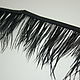 Braid of ostrich feathers 8-10 cm black. braid. Weakne - furniture and fabrics (weakne). Online shopping on My Livemaster.  Фото №2