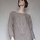 Order Dress knitted "FOREST Nymph" of merino wool. Dobryy_vyaz. Livemaster. . Dresses Фото №3