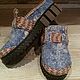 Валяные тапочки-сабо "Street clogs". Бохо-стиль, Тапочки, Одесса,  Фото №1