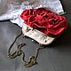 Войлочная сумочка "Rose". Сумка с фермуаром. Uliavaliashkina. Ярмарка Мастеров.  Фото №6