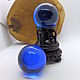 Set of glass blue balls 2 pcs 38 mm, Ball, Gatchina,  Фото №1