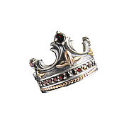 Украшения handmade. Livemaster - original item Ring: Crown ring with grenades. Handmade.