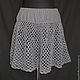 Knitted skirt 'scales' or poncho, Skirts, Moscow,  Фото №1