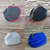 Сумки и аксессуары handmade. Livemaster - original item Cosmetic bag, handbag,purse, coin holder made of beads 