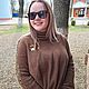 Джемпер из беби альпаки  LUSTROSA. Джемперы. WHITE KNITS. Ярмарка Мастеров.  Фото №4