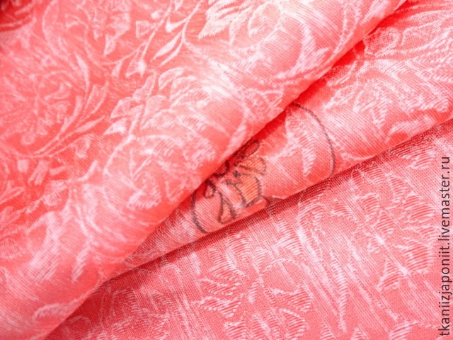 Japanese silk 'Floral ornament', Fabric, Chelyabinsk,  Фото №1