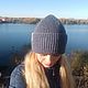  Шапка с отворотом. Шапки. Milye-podarki-. Интернет-магазин Ярмарка Мастеров.  Фото №2