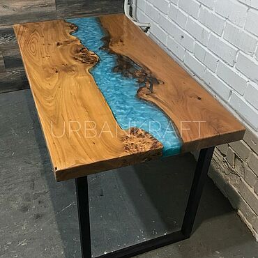 Для дома и интерьера ручной работы. Ярмарка Мастеров - ручная работа Столы: Стол-река. Handmade.