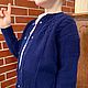 Детская Кофта из шерсти мериноса 100% Cardinale синяя, Кофта, Санкт-Петербург,  Фото №1