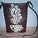 Women's leather handbag tablet 'Cup of coffee'. Tablet bag. Lara & Ko. Online shopping on My Livemaster.  Фото №2