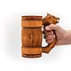 Mug made of wood 'Wolf' 0,7 l. Mug as a gift. Mugs and cups. SiberianBirchBark (lukoshko70). My Livemaster. Фото №4