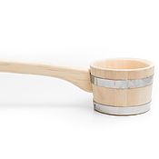 Дача и сад handmade. Livemaster - original item Bucket for a bath 1 litre. A ladle for the water. Ladle. Handmade.
