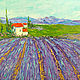 Oil painting Lavender Provence Lavender fields. Pictures. MariaSlynkoArt (Mariaslynko). Online shopping on My Livemaster.  Фото №2