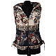 Designer zipper vest with corset lacing. Wind Jackets. Olga Lavrenteva. My Livemaster. Фото №6