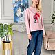 Свитшот оверсайз из вискозного джерси EGGDRESS SPRING BLOSSOM. Джемперы. EGGDRESS (Eggdress). Интернет-магазин Ярмарка Мастеров.  Фото №2