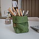 Корзина-мешок для хранения XS 19*8*8 см./цвет зеленый, Корзины, Москва,  Фото №1