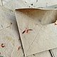 "Velvet summer" handmade envelopes. Line. Handmade paper by Alla Vittenberg. Online shopping on My Livemaster.  Фото №2
