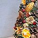 ЭКО ёлочка новогодняя и подсвечник. Элементы интерьера. Евгения Курилова (декоратор). Ярмарка Мастеров.  Фото №4