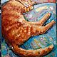 Oil painting 'Dream of a red cat', 60-40 cm. Pictures. Zhanne Shepetova. Online shopping on My Livemaster.  Фото №2