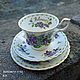 Чайное трио "Цветы месяца". Февраль. Royal Albert, Чайные пары, Челябинск,  Фото №1