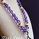 Колье с аметистами ,,AMETHYST SNAKE,,. Колье. Tati Style. Интернет-магазин Ярмарка Мастеров.  Фото №2