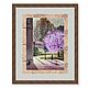 Spring sunset in New York cityscape watercolor cherry blossom. Pictures. marselart. Online shopping on My Livemaster.  Фото №2