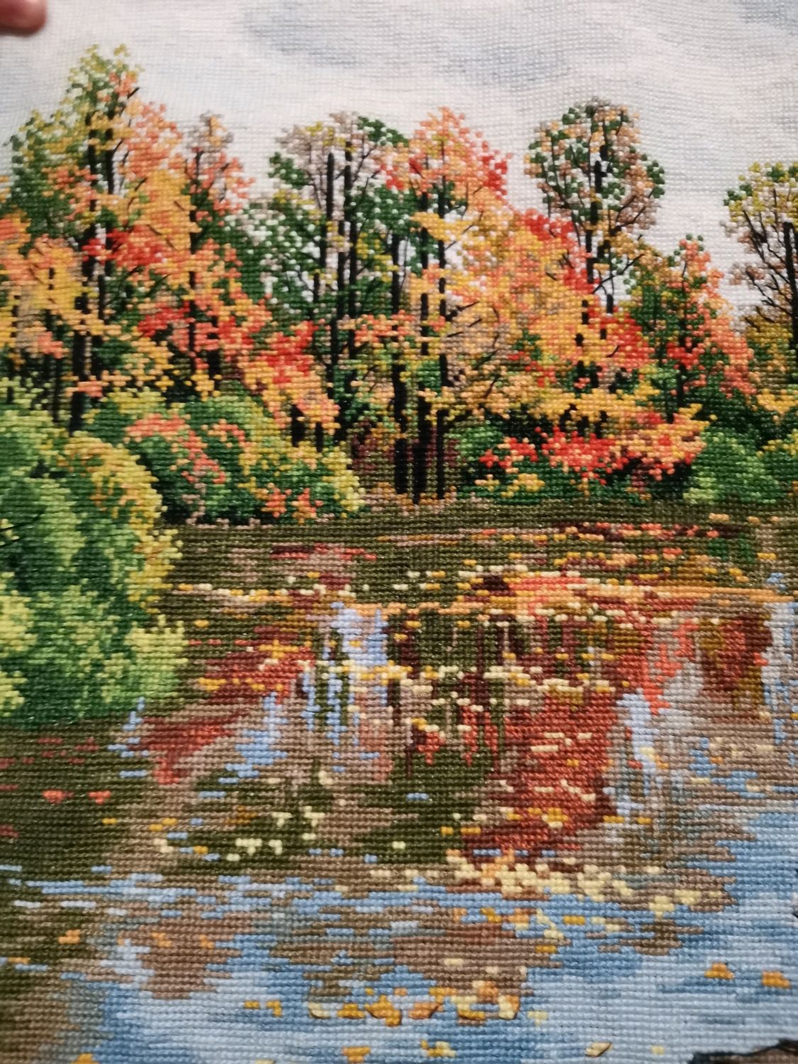 Картина вышитая крестом ручной работы в интернет-магазине Ярмарка ...