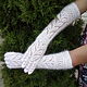 Gloves long fishnet Gift. Gloves. Downy Paradise. Online shopping on My Livemaster.  Фото №2