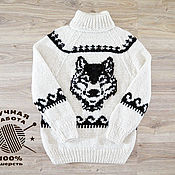 Одежда handmade. Livemaster - original item Sweater ornament from 100% sheep wool (No. №674). Handmade.