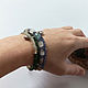 Pulsera de plata de ópalo Etíope y diópsido de cromo. Bead bracelet. Sonia Dov jewellery. Ярмарка Мастеров.  Фото №6