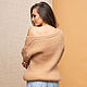 Beige mohair pullover. Sweaters. SHAPAR - knitting clothes. My Livemaster. Фото №5