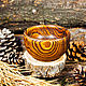 Чаша из Вяза малая для пищи Посуда из дерева Деревянная посуда #T50, Тарелки, Новокузнецк,  Фото №1
