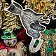 Винтаж: Брошь Кот Рождество. Броши винтажные. broochivintage. Ярмарка Мастеров.  Фото №4
