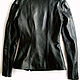 Leather jacket with a high shoulder. Outerwear Jackets. Lollypie - Modiste Cat. My Livemaster. Фото №5
