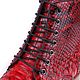Men's ankle boots, Python leather, red. Boots. SHOES&BAGS. My Livemaster. Фото №6