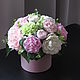 Peonies in a hatbox, Aroma souvenirs, Rostov-on-Don,  Фото №1