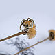 Golden ring-twig ' Juno'. Rings. Unusual Gemstone Jewelry. Online shopping on My Livemaster.  Фото №2