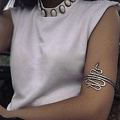 Украшения handmade. Livemaster - original item Bracelet on the forearm Snake ethno. Handmade.
