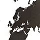 Mapa del mundo decoración de la pared negro 90h54 cm. World maps. mybestbox (Mybestbox). Ярмарка Мастеров.  Фото №4