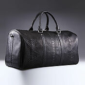 Сумки и аксессуары handmade. Livemaster - original item Sports bag made of genuine python leather IMP0584B. Handmade.