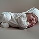 Комплект для фотосессии новорожденных вязаный. Реквизит для детской фотосессии. Nadeni (Надежда). Ярмарка Мастеров.  Фото №4