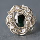 Кольцо с цаворитом 2,12 ct изумрудного цвета. Кольца. AMG. Ярмарка Мастеров.  Фото №5
