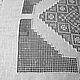 El mantel. Manual strochevaya bordado. Merezhka. El rombo. Tablecloths. EmbroideryINNAI. My Livemaster. Фото №6