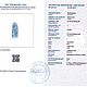 Золотая брошь с редким еремеевитом 8,5 ct, сапфирами и бриллиантами. Брошь-булавка. AMG. Интернет-магазин Ярмарка Мастеров.  Фото №2