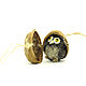 Order Micro owl height 3 cm mini owl dollhouse. Dolls Elena Mukhina. Livemaster. . Car souvenirs Фото №3