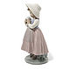 Винтаж: Фарфоровая фигура Девочка с букетом. NAO by Lladro. Предметы интерьера винтажные. Денис. Интернет-магазин Ярмарка Мастеров.  Фото №2