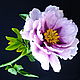 Peony from polymer clay, handmade Peony,Peony in the interior,the Author's work
