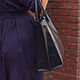 Order Women's leather bag blue. migotobags. Livemaster. . Classic Bag Фото №3