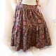 Long skirt 'Magical patterns',summer,spring, gender, Skirts, Mytishchi,  Фото №1